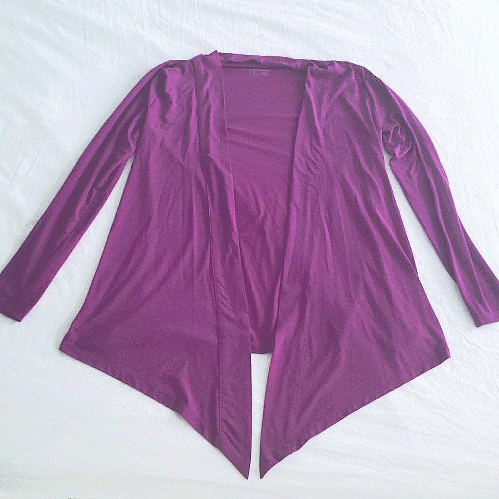 Purple-Cardigan-Eddie Bauer-Size Small